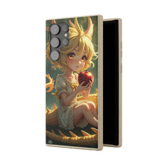 Phone Case Dragon Girl Eating Apple