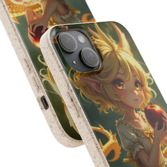 Phone Case Dragon Girl Eating Apple