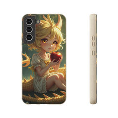 Phone Case Dragon Girl Eating Apple