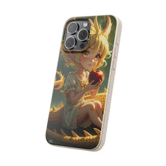 Phone Case Dragon Girl Eating Apple
