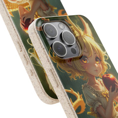 Phone Case Dragon Girl Eating Apple