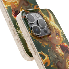 Phone Case Dragon Girl Eating Apple