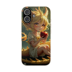 Phone Case Dragon Girl Eating Apple