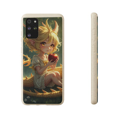 Phone Case Dragon Girl Eating Apple