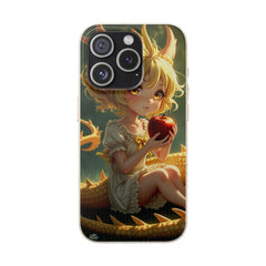 Phone Case Dragon Girl Eating Apple