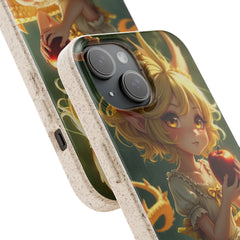 Phone Case Dragon Girl Eating Apple