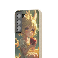 Phone Case Dragon Girl Eating Apple