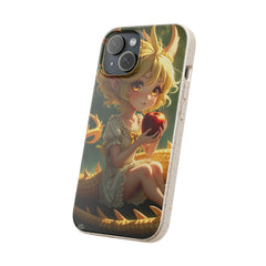 Phone Case Dragon Girl Eating Apple