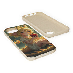 Phone Case Dragon Girl Eating Apple