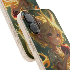 Phone Case Dragon Girl Eating Apple