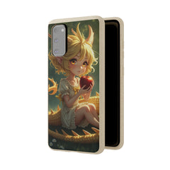 Phone Case Dragon Girl Eating Apple