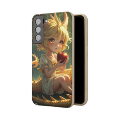 Phone Case Dragon Girl Eating Apple