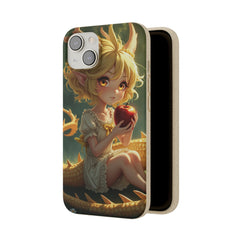 Phone Case Dragon Girl Eating Apple
