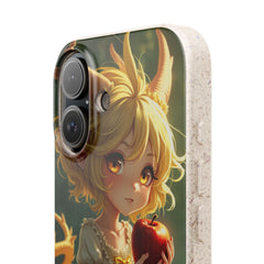 Phone Case Dragon Girl Eating Apple
