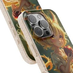 Phone Case Dragon Girl Eating Apple