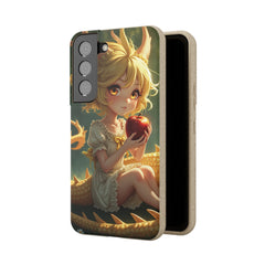 Phone Case Dragon Girl Eating Apple