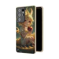 Phone Case Dragon Girl Eating Apple