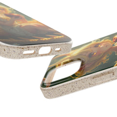 Phone Case Dragon Girl Eating Apple