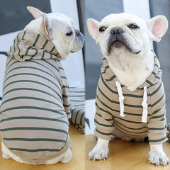 Striped Hoodie Clothes for Dogs and Cats