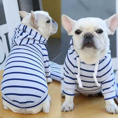 Striped Hoodie Clothes for Dogs and Cats