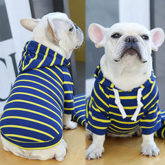 Striped Hoodie Clothes for Dogs and Cats