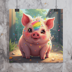 Lucky Rainbow Pig