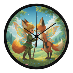 Fairy Foxes Kissing