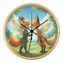 Fairy Foxes Kissing