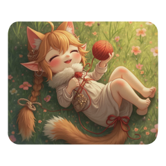 Kitty Girl Mouse Pad