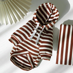 Striped Hoodie Clothes for Dogs and Cats