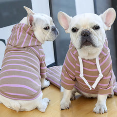 Striped Hoodie Clothes for Dogs and Cats